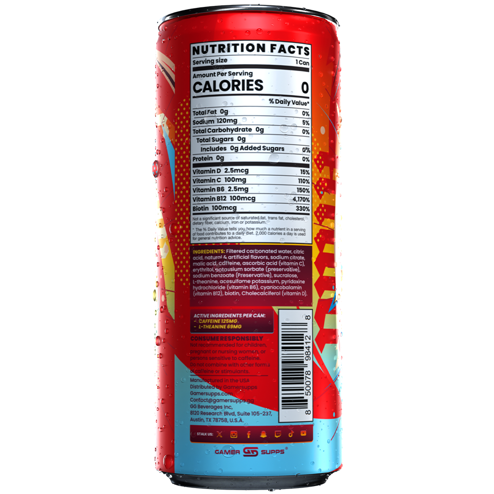 GG® Sugar Free Premium Energy - Single Can Blind B