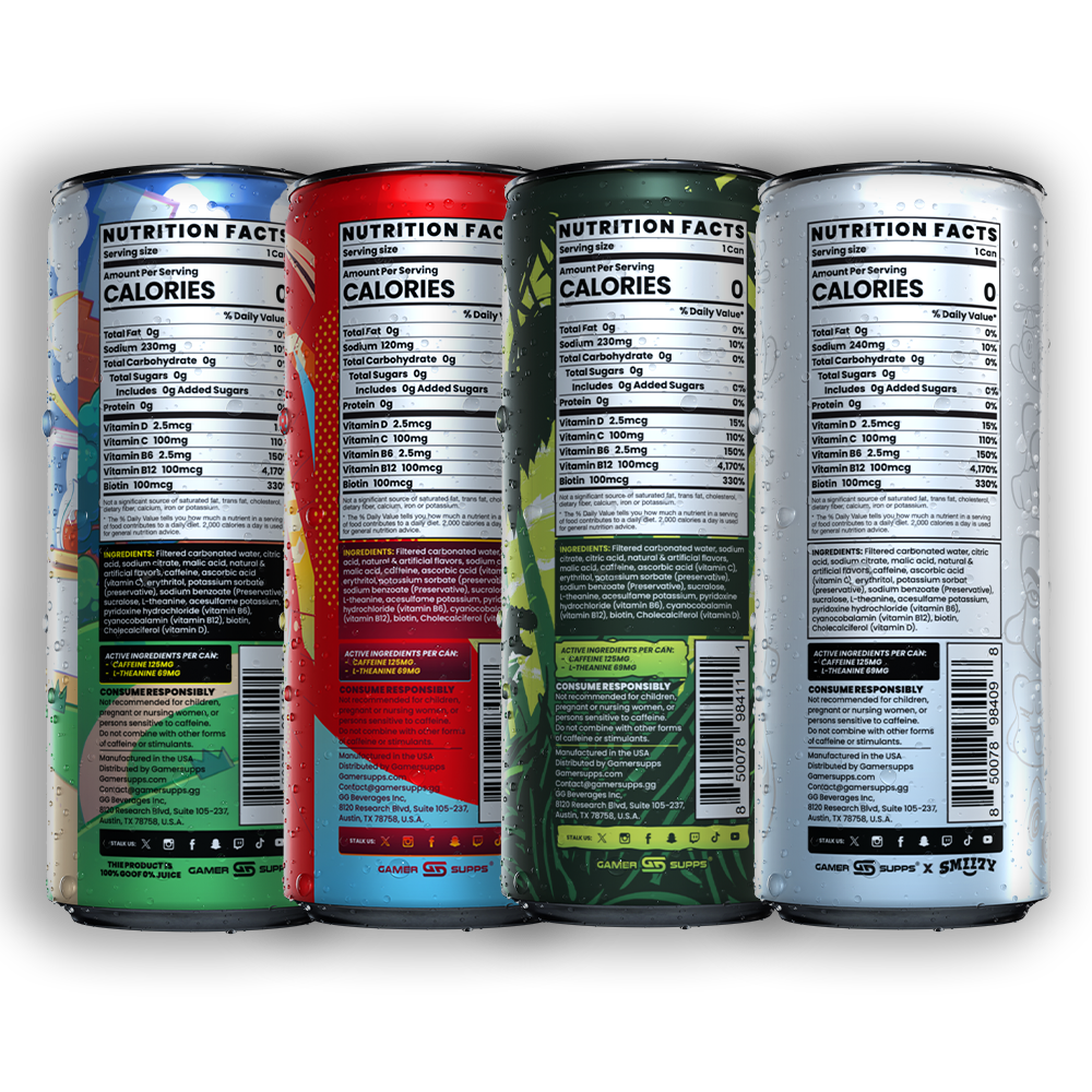 GG® Sugar Free Premium Energy - Single Can Blind B