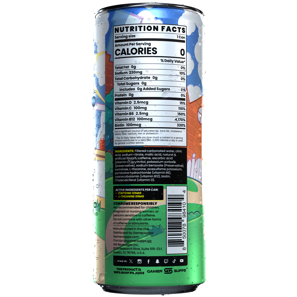 GG® Sugar Free Premium Energy - Single Can Blind B