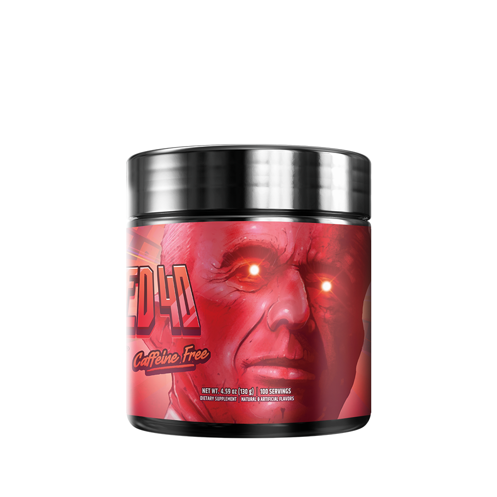 Red 40 Caffeine Free  - 100 Servings