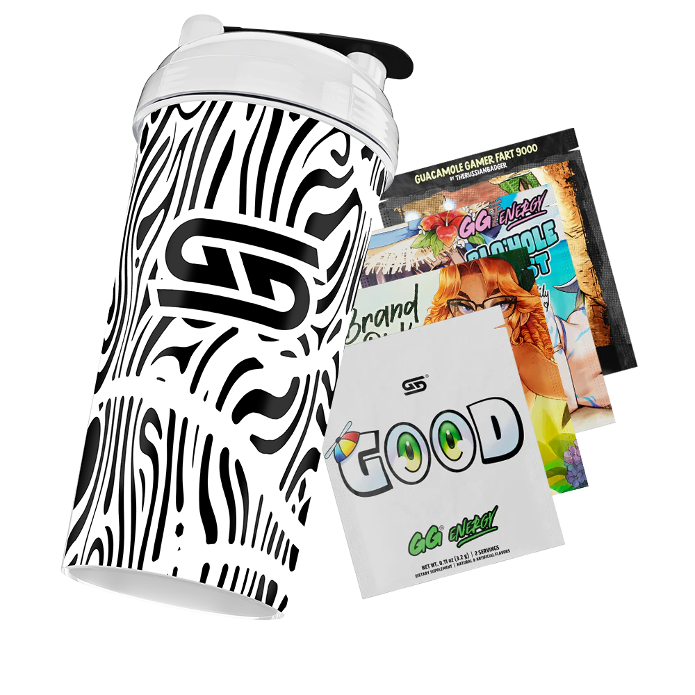 24oz All Over Print Shaker - Zebruh