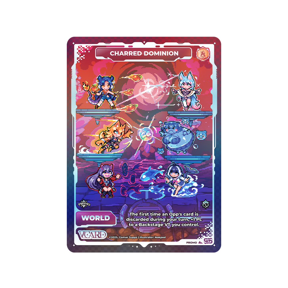 PIXEL CUPS: Smash Me Bro VCard Promo Card (Info)