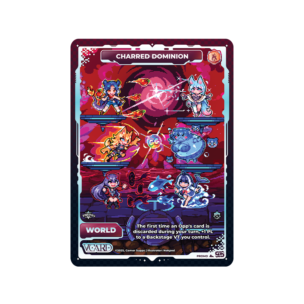 PIXEL CUPS: Smash Me Bro VCard Promo Card (Info)