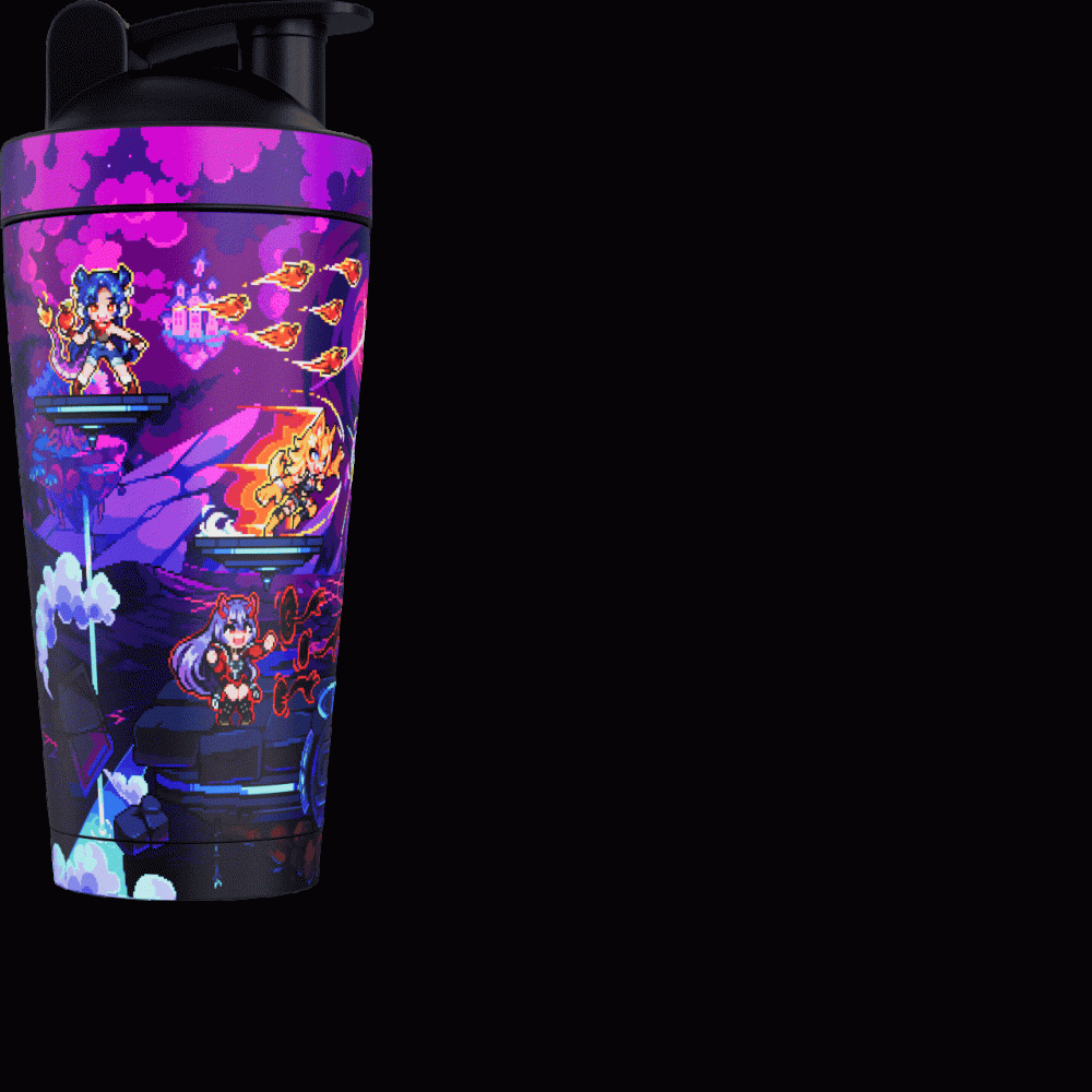 PIXEL CUPS: Smash Me Bro Metal Shaker
