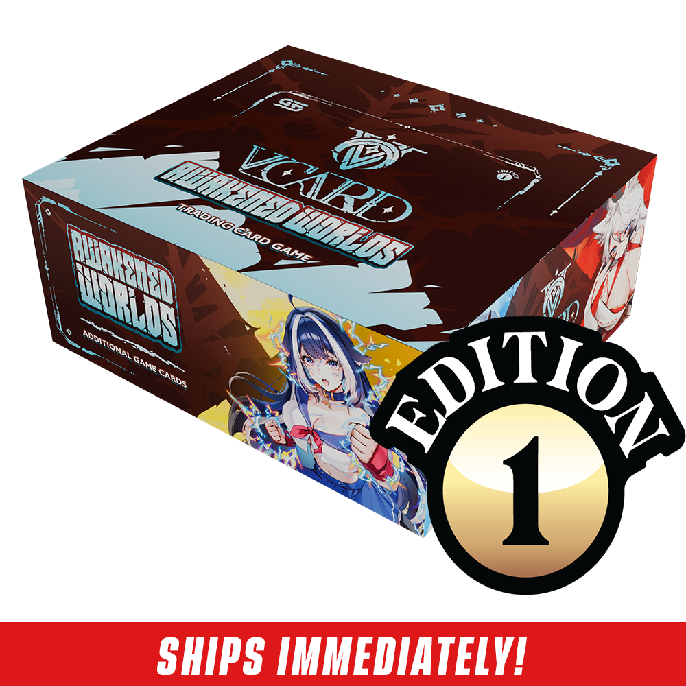 VCard Set 2: Awakened Worlds First Edition Booster