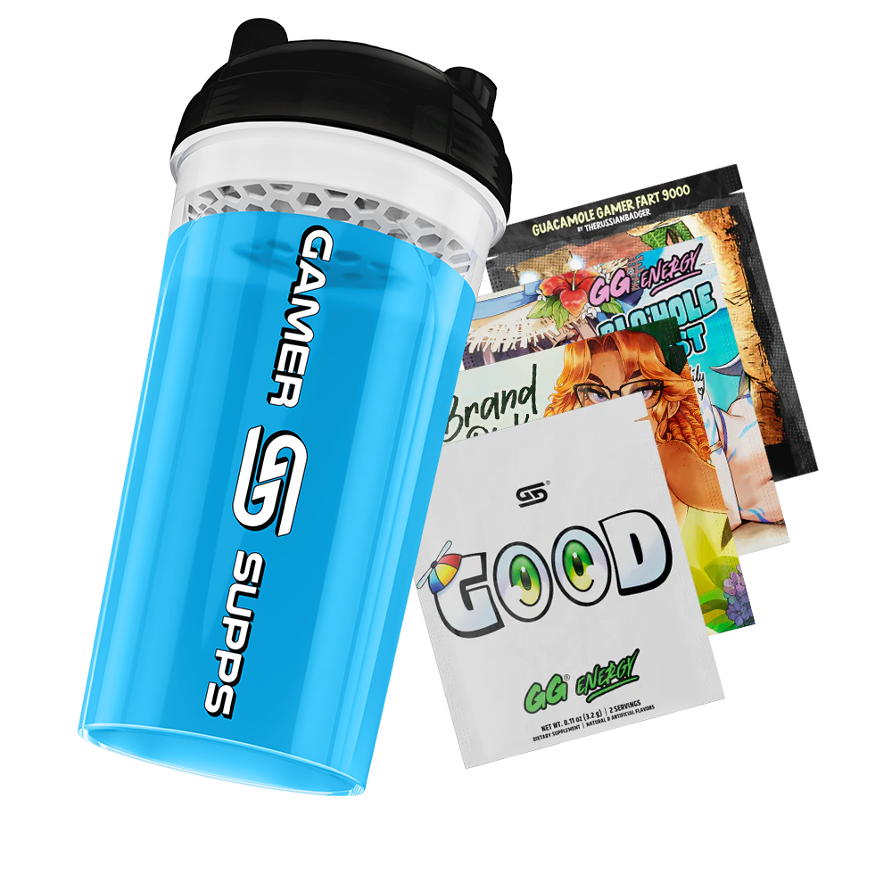 24oz Gamer Supps Shaker Clear - 10