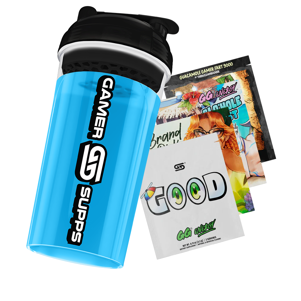 24oz Gamer Supps Shaker Clear - 6