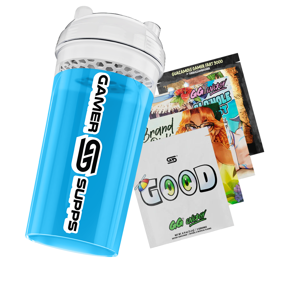 24oz Gamer Supps Shaker Clear - 7