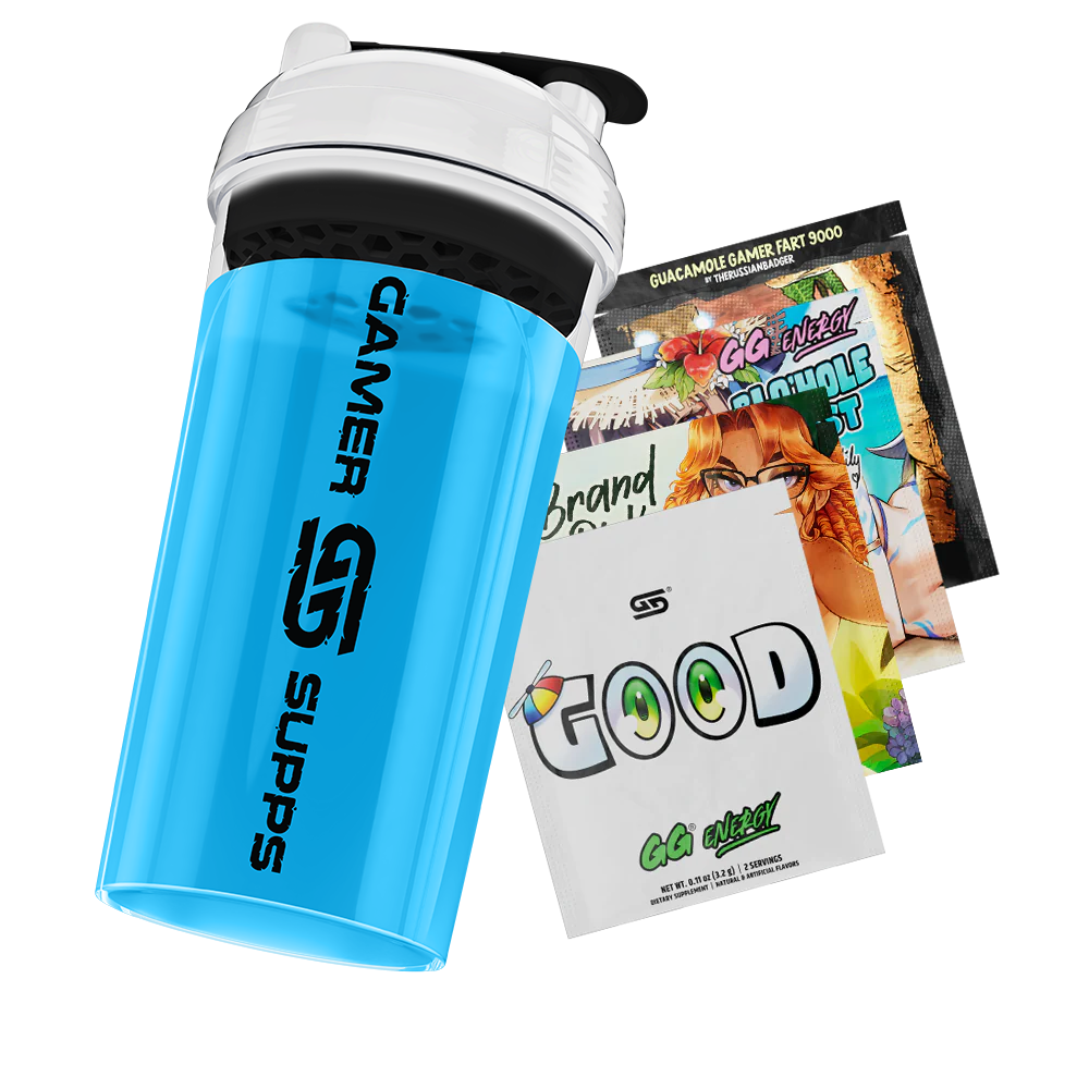 24oz Gamer Supps Shaker Clear - 8
