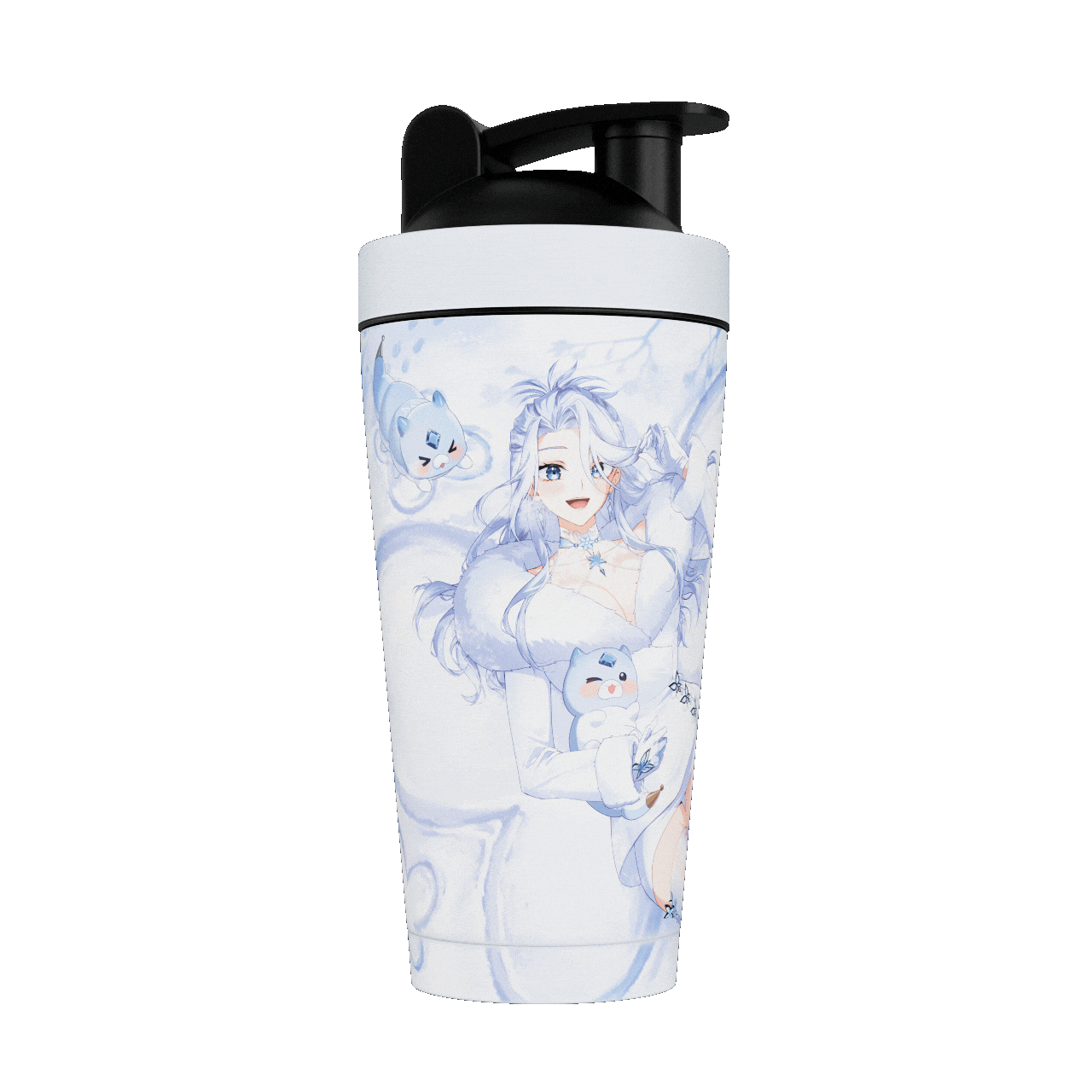 Waifu Cups x AmaLee: Snow Bunny Metal Shaker