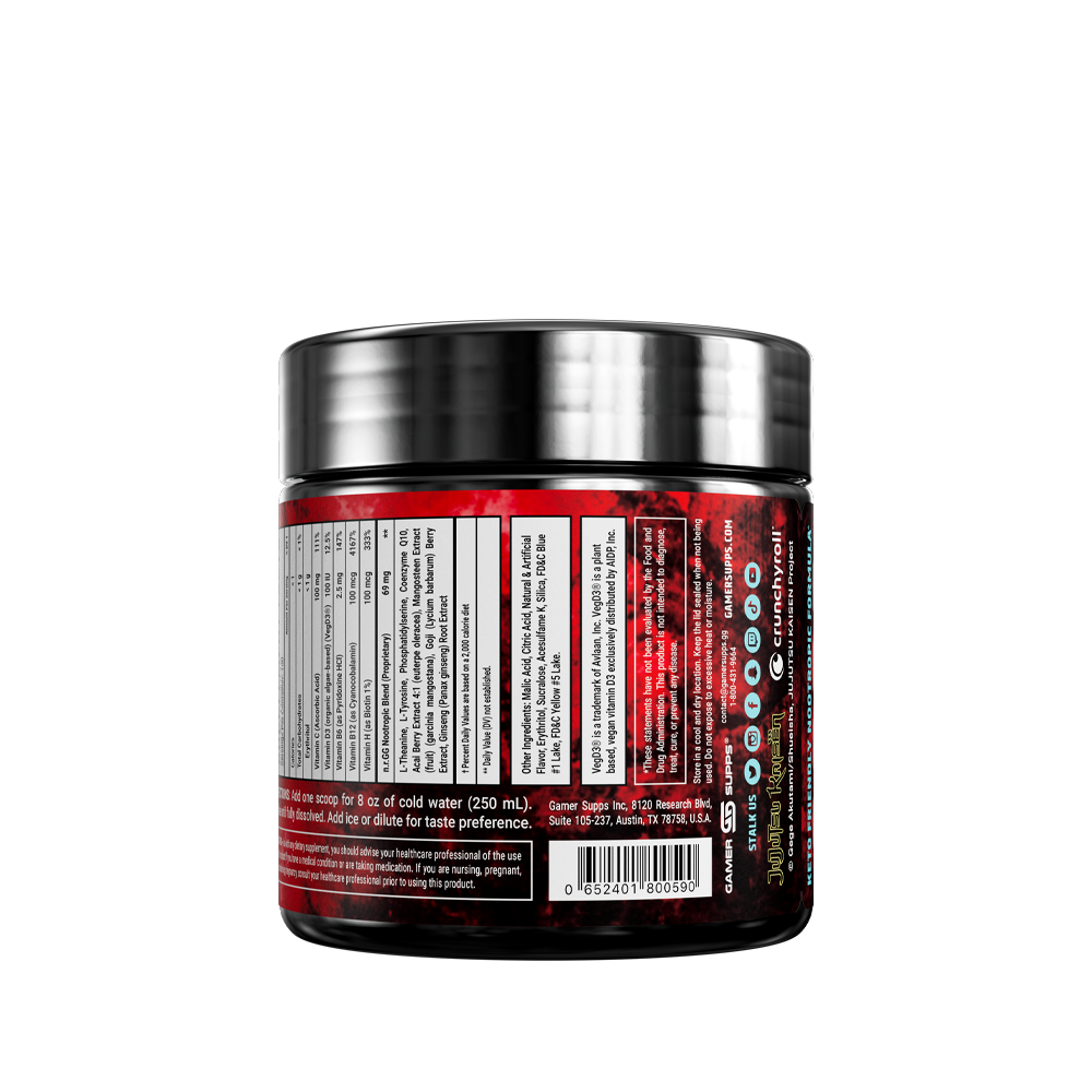 Jujutsu Kaisen Cursed Energy Caffeine Free - 100 S